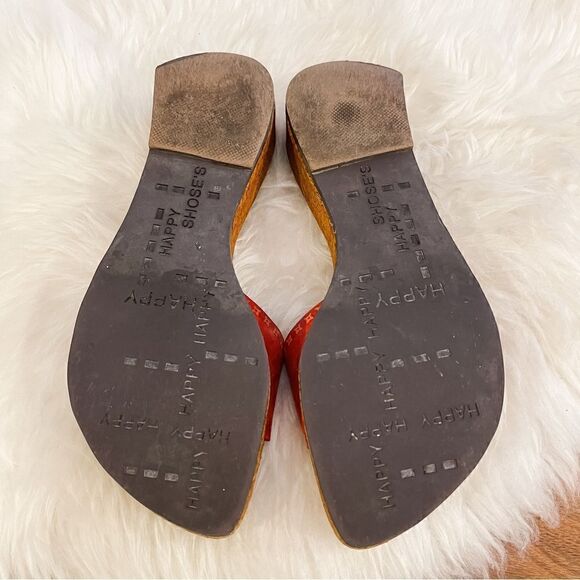 🍋 Max Maros • Women’s Leather & Cork Sandals Size EU 35 - Picture 5 of 10